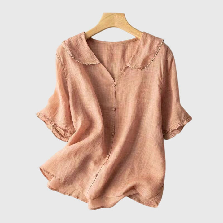 ADELE | LIGHTWEIGHT STRAIGHT-CUT BLOUSE