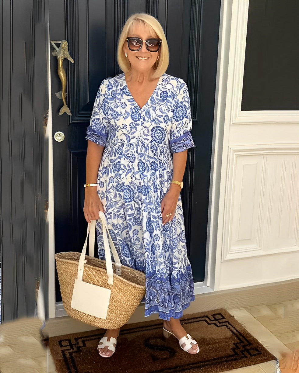Harper | Graceful V-Neck Floral