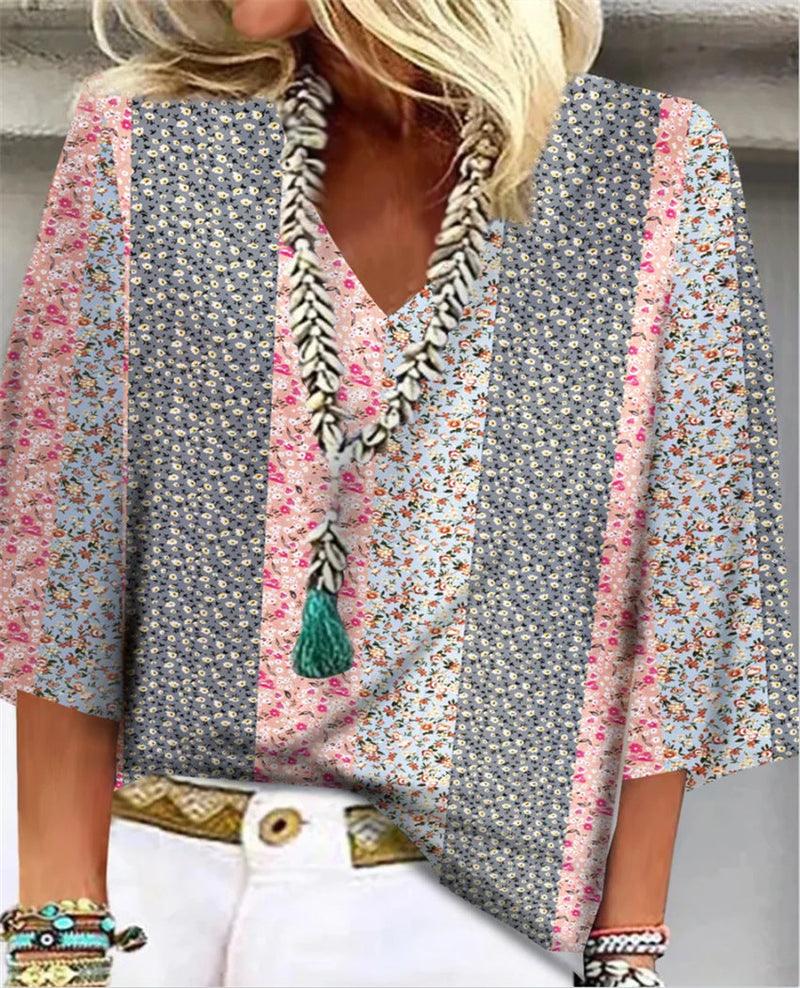 Leah | Floral Breeze Blouse