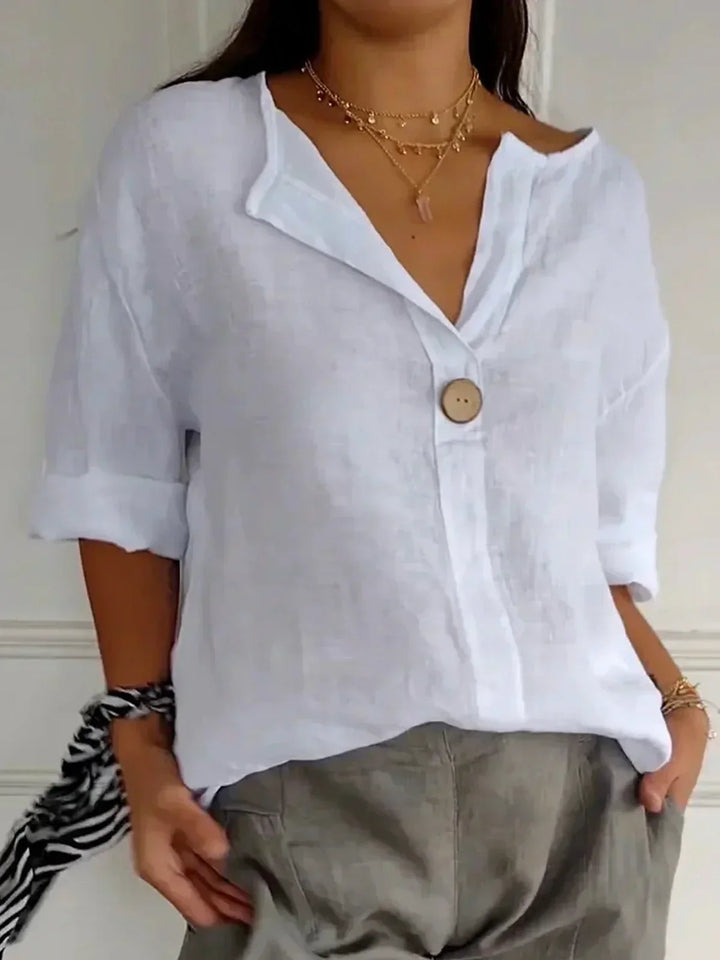 Hadley - Casual V-Neck Blouse