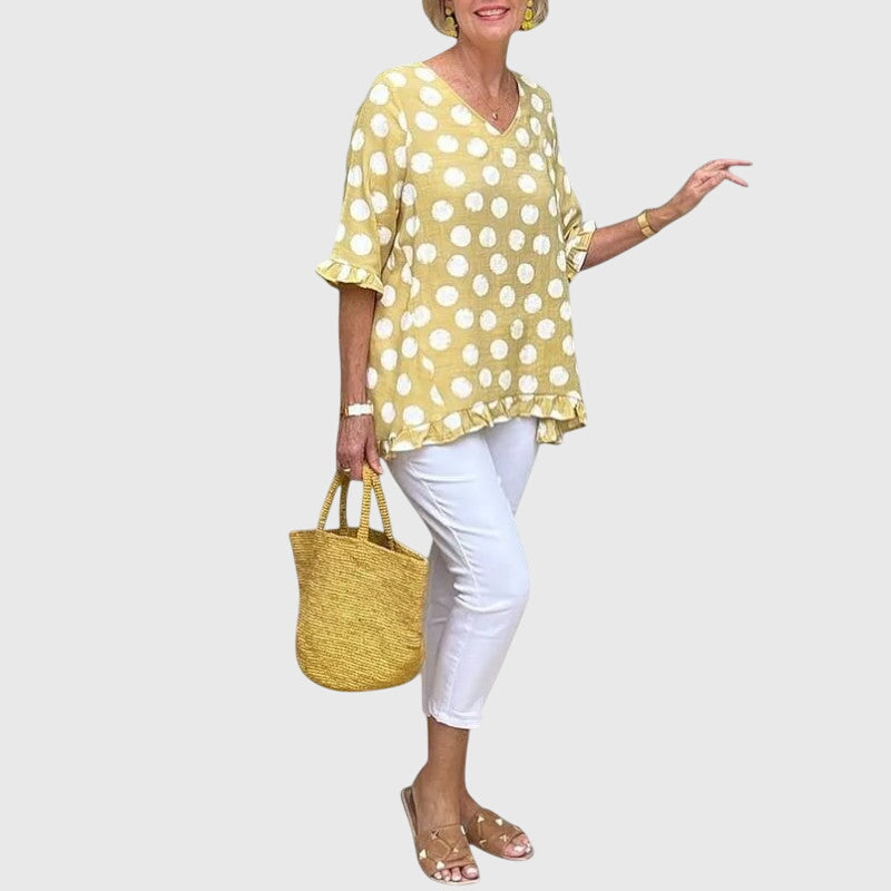 Allison | Blouse - Yellow