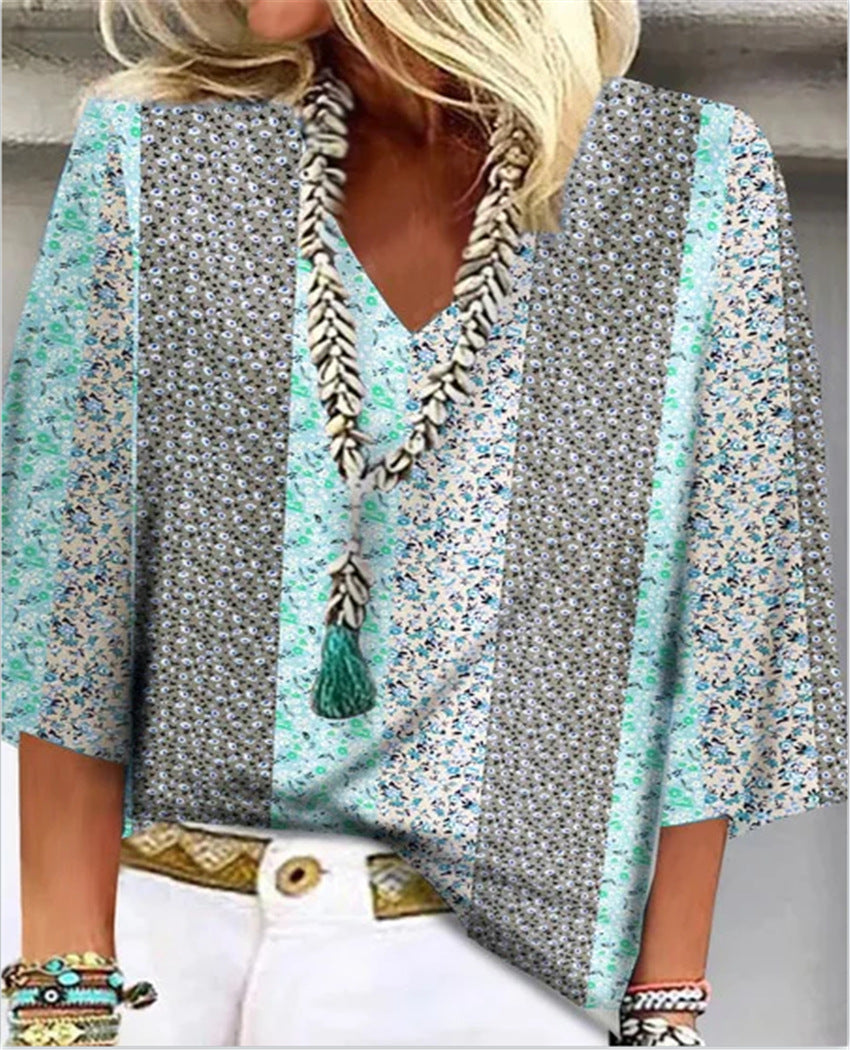 Leah | Floral Breeze Blouse