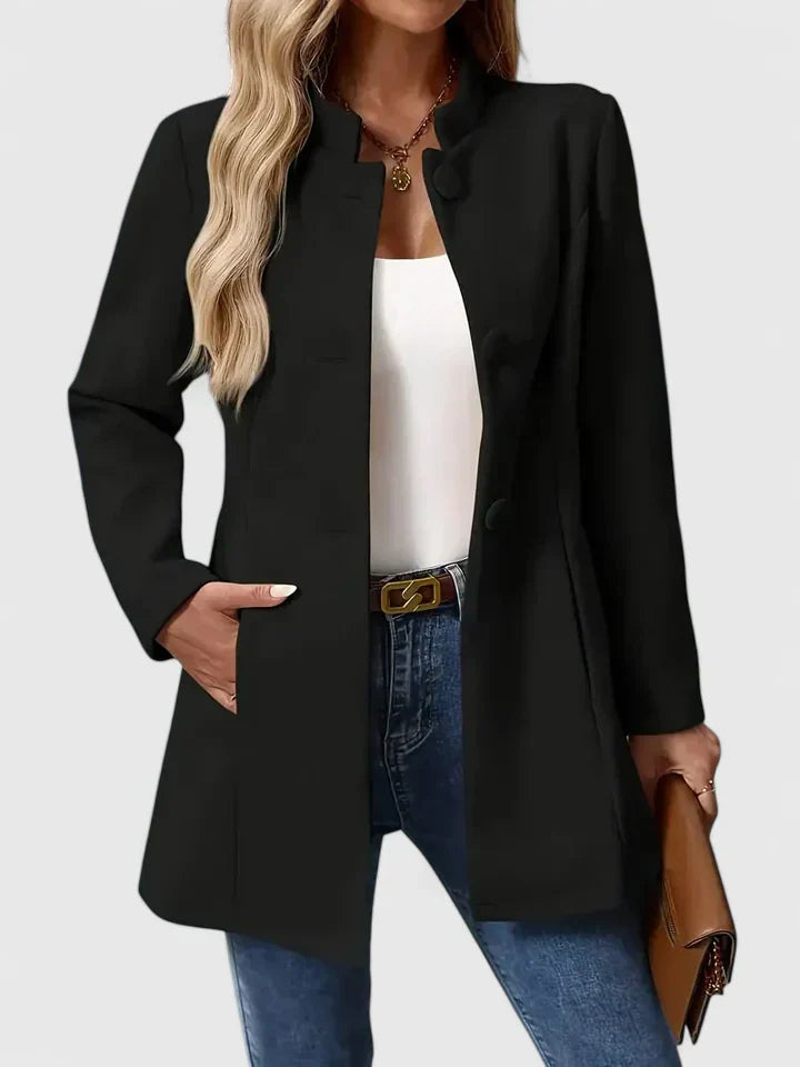 MELISSA | COLLARLESS TAILORED JACKET