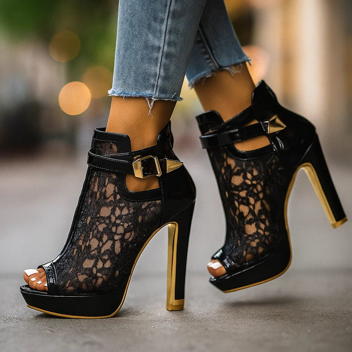 Riley LACE HEELS
