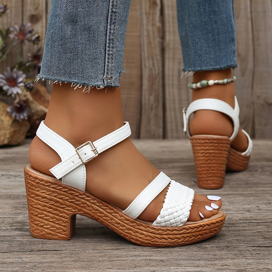 Delphine | Braided Sandals