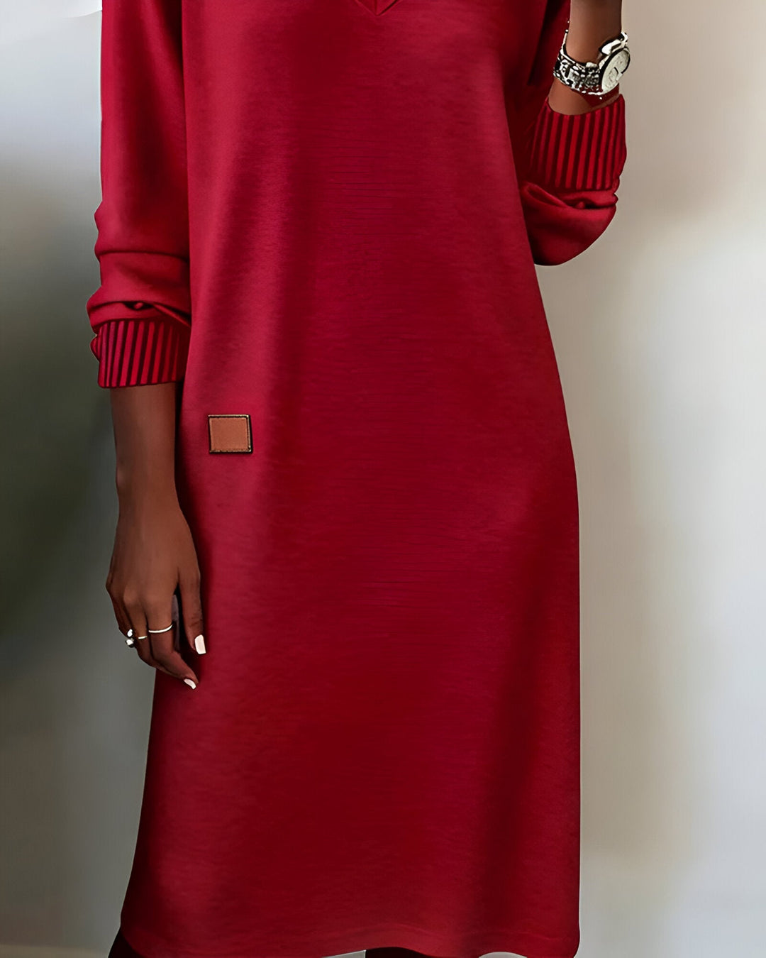 HAYDEN | CASCADING HEM DRESS