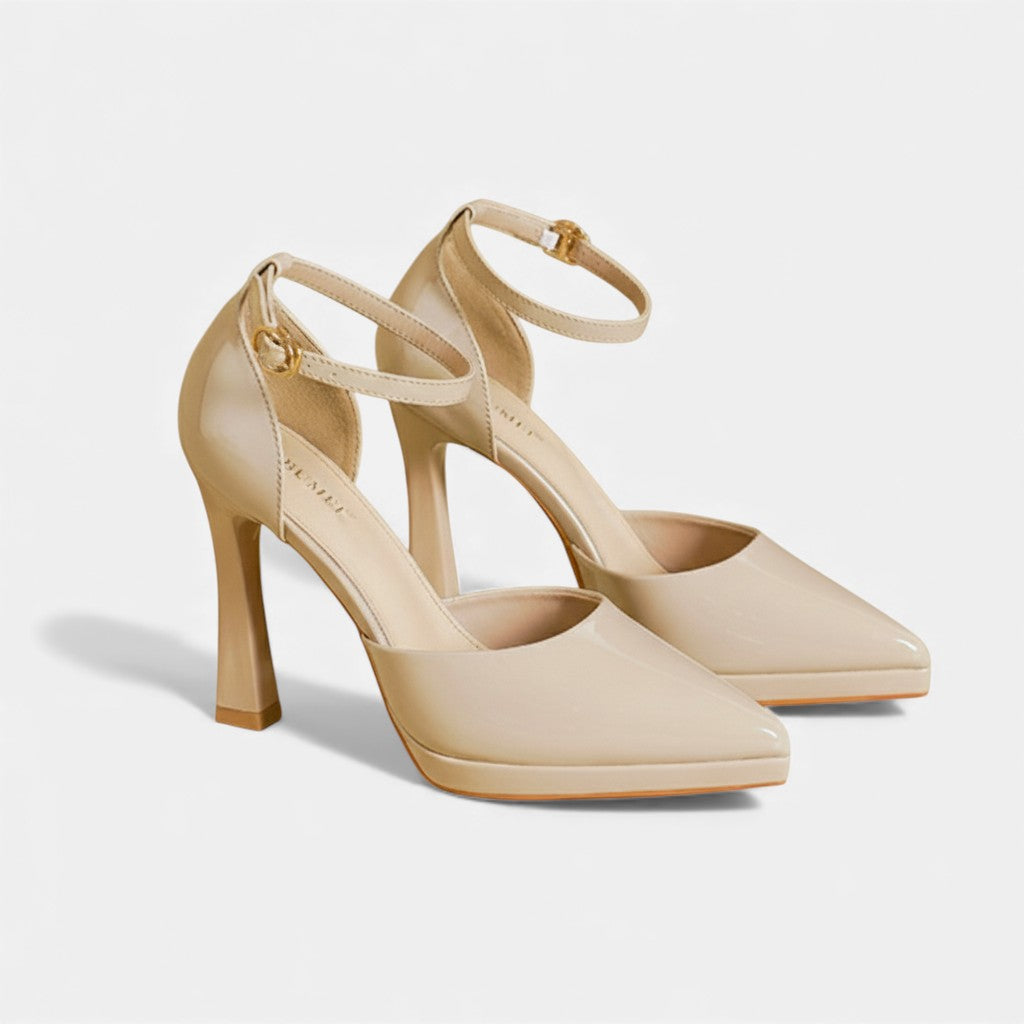 Mira | Evette Leather Heels