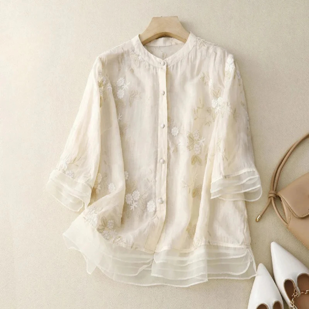 Audrey | Embroidered blouse