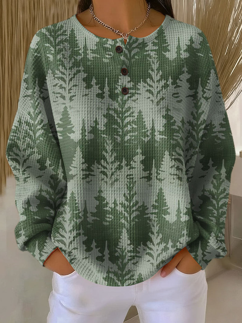 Inga | Christmas Sweater with Classic Wood Motif