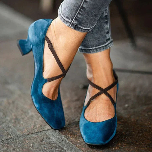 ALICE | ELEGANT STRAP MID-HEELS
