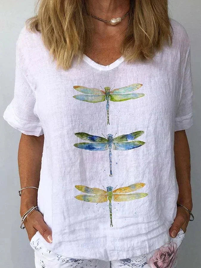 Mila | Retro V-Neck Top