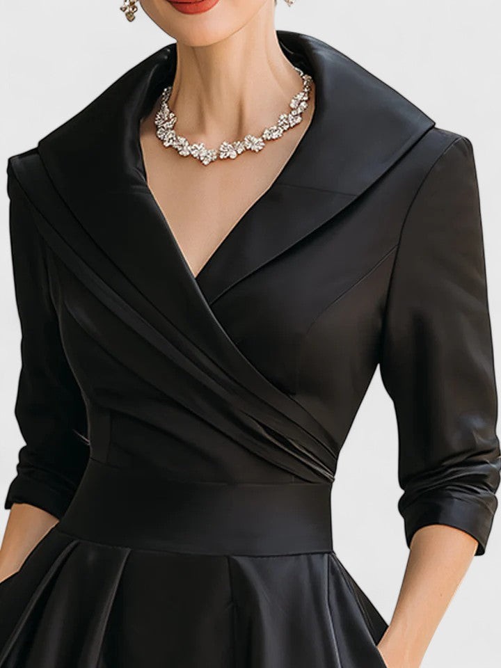 SARAH | SATIN MIDI DRESS