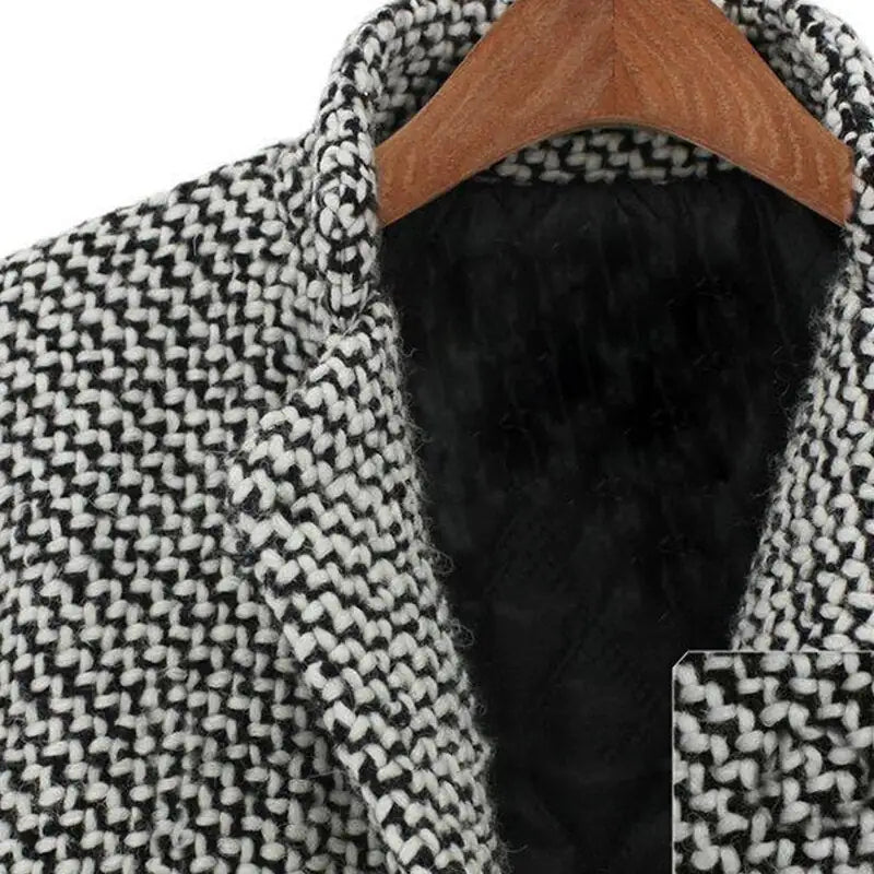 CHELSEA™ | LONG CHECKERED COAT