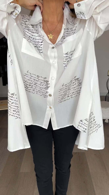 Genevieve | Stylish Button-Up Shirt