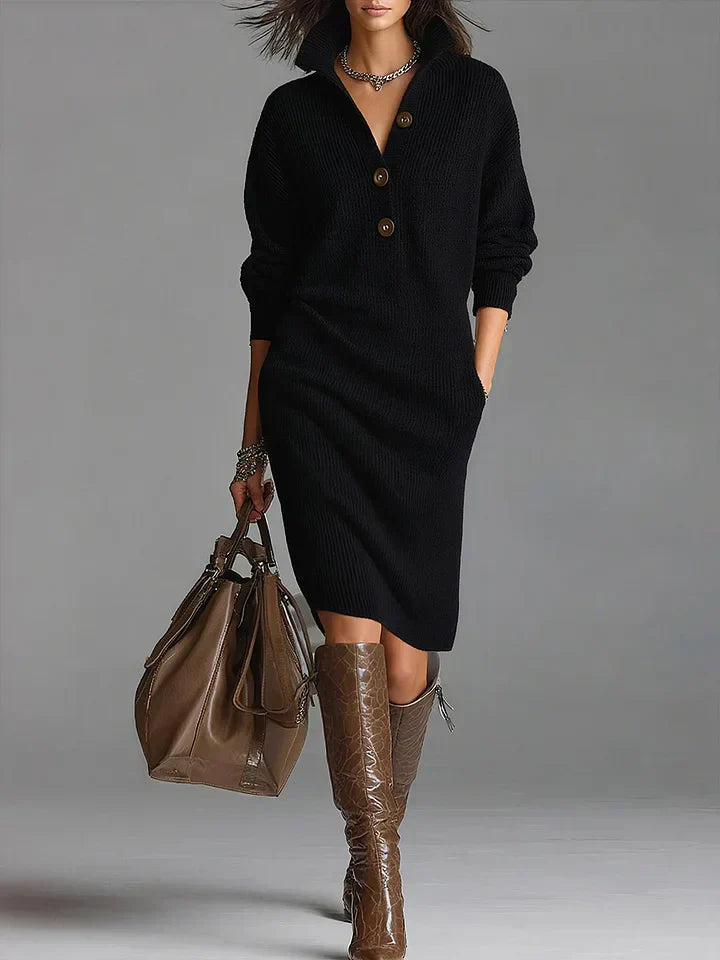 MARIAH | BUTTON FRONT BLAZER DRESS