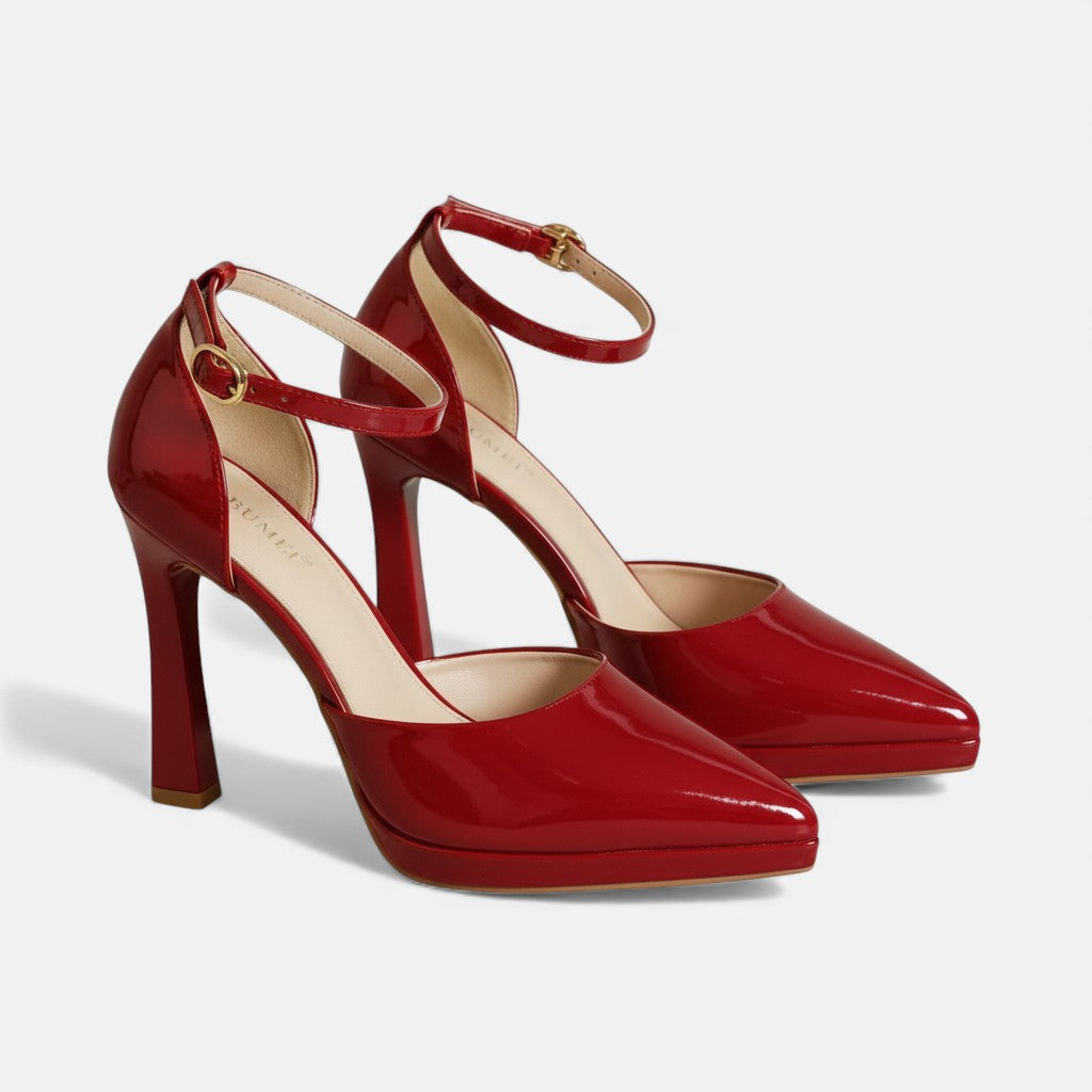 Mira | Evette Leather Heels