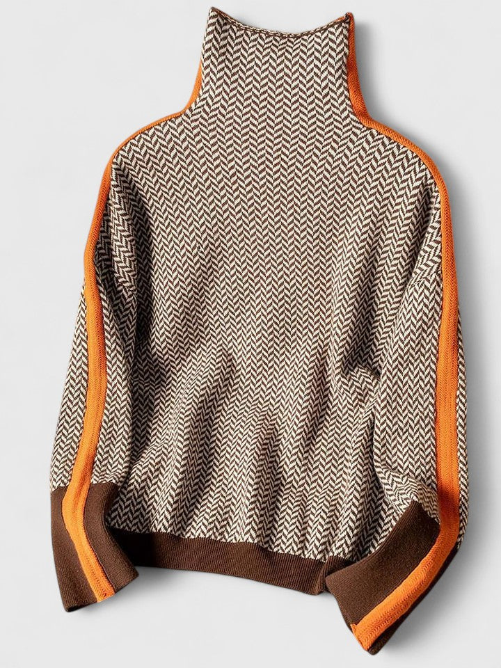JASMINE | CONTRAST STRIPE SWEATER