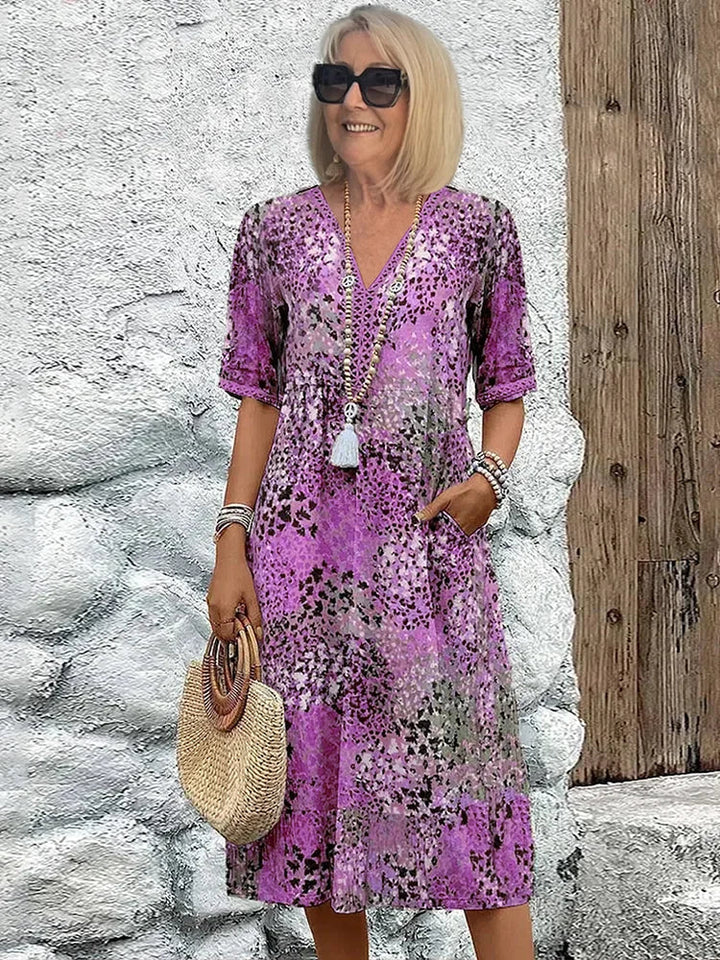 Ariel Vibrant Midi Dress