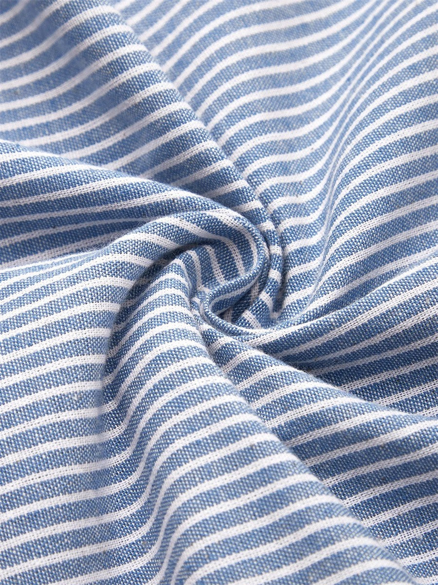 Teagan Striped Midi Dress