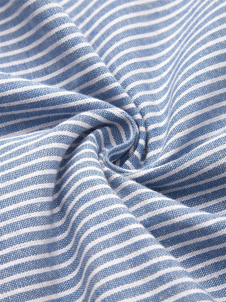 Teagan Striped Midi Dress