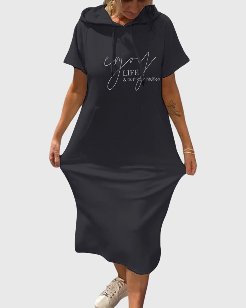 MARLOWE | EFFORTLESS HOODIE DRESS