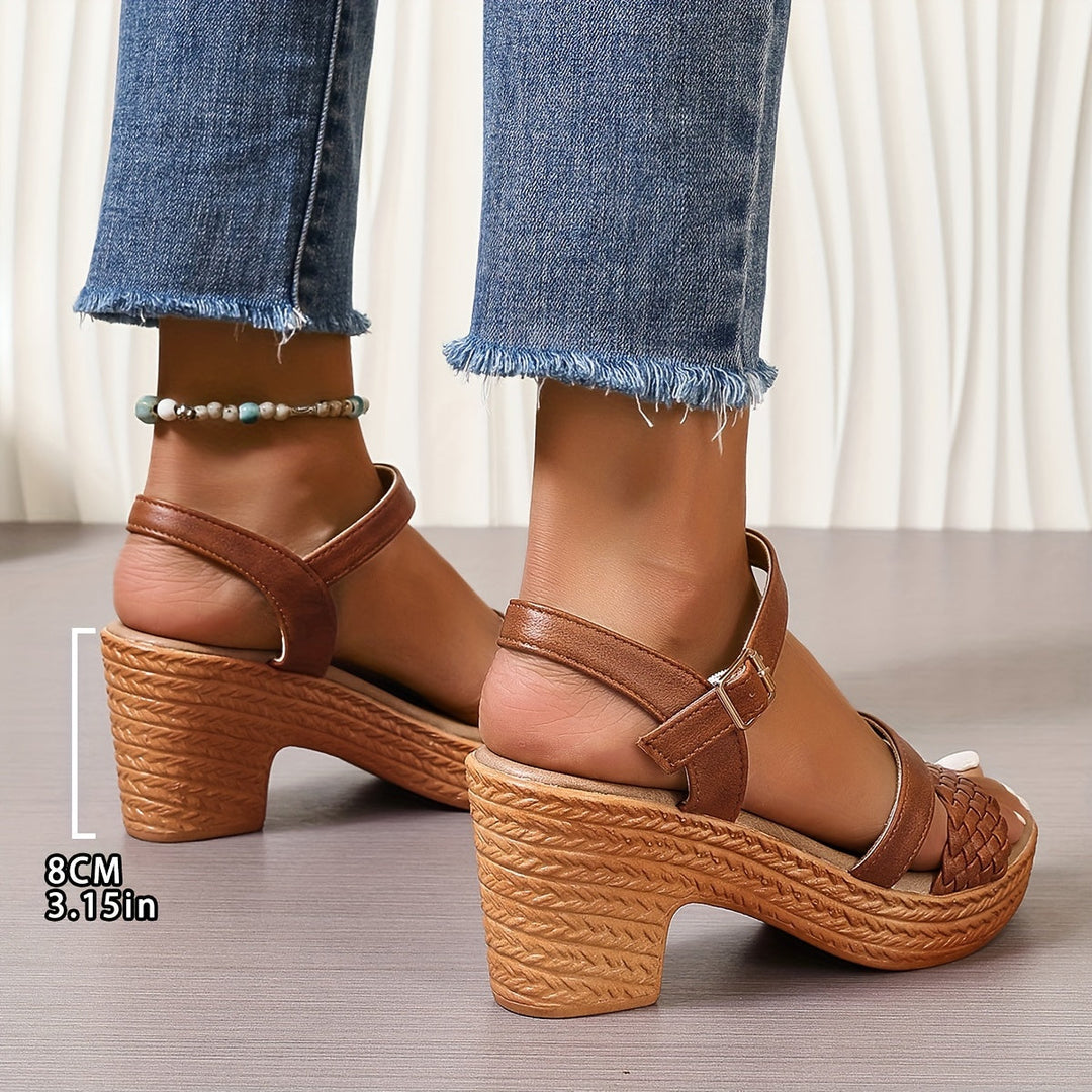 Delphine | Braided Sandals