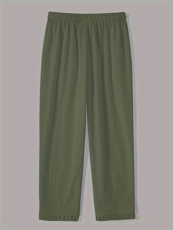 Sloane – Relaxed Contrast Trim Cropped Pants