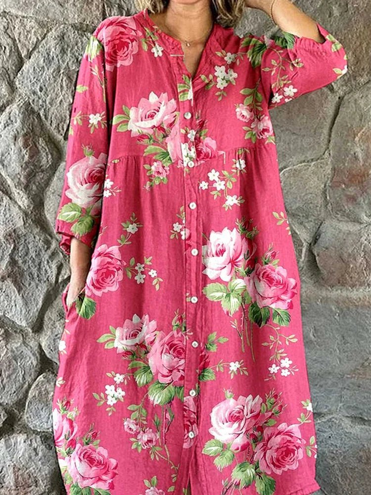Lucy | Art Floral Dress