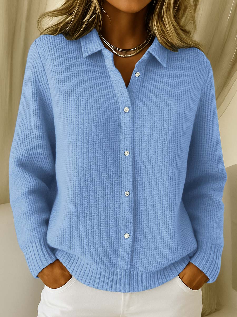 MAEVE | SOFT COLLARED KNIT