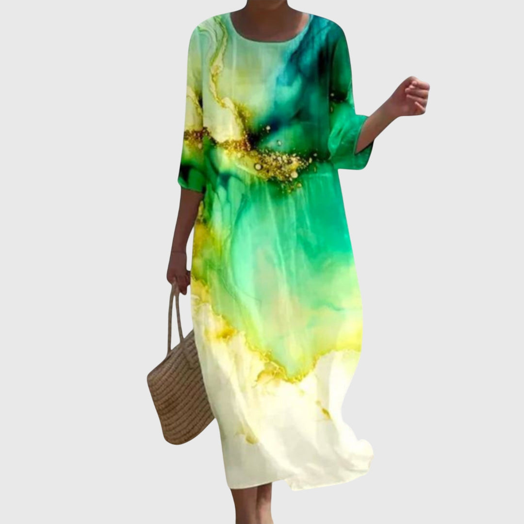 Victoria | Stylish Floral Maxi Dress