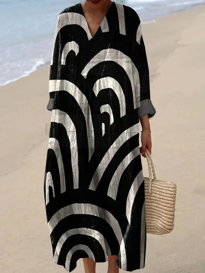 Noor - Summer Breeze Printed Dress
