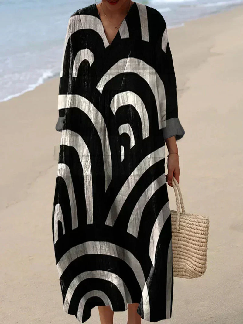 Noor - Summer Breeze Printed Dress
