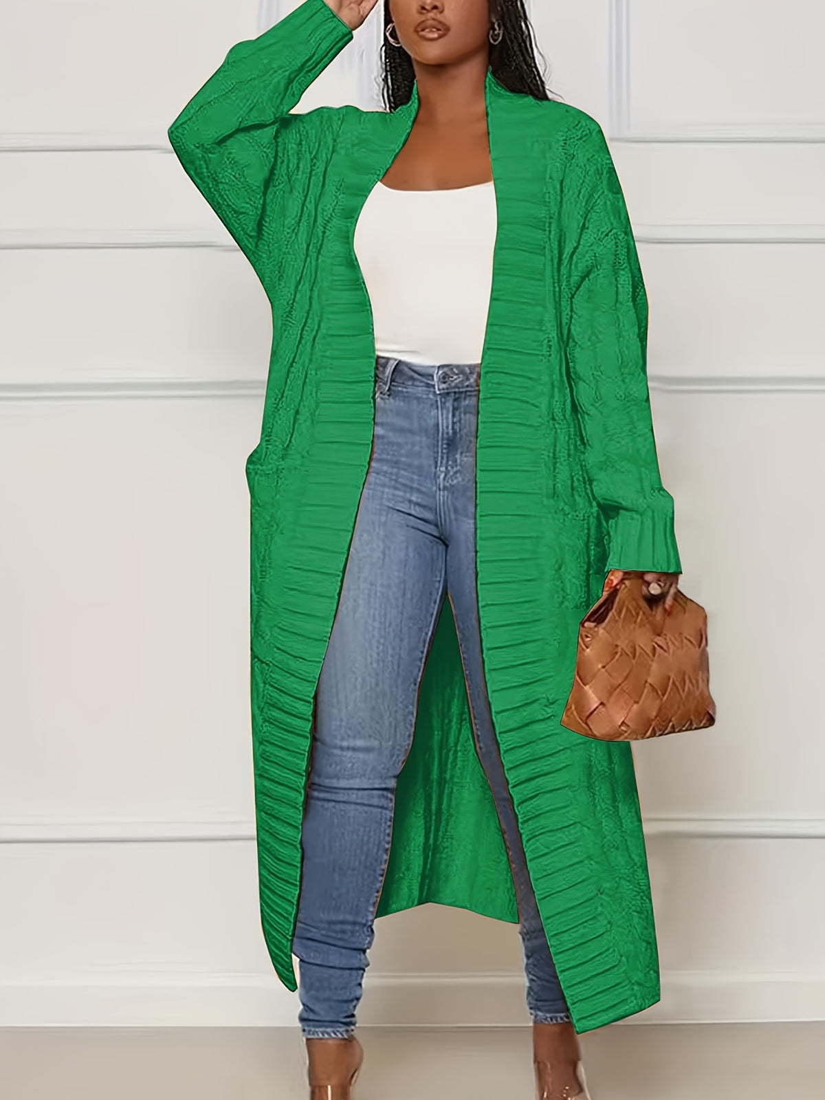ANORA | MID-LENGTH KNIT CARDIGAN