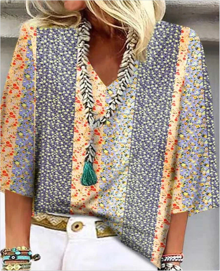 Leah | Floral Breeze Blouse