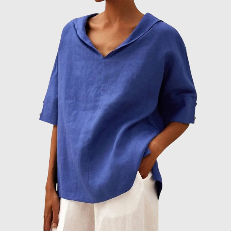 Grace | Blouse - Blue