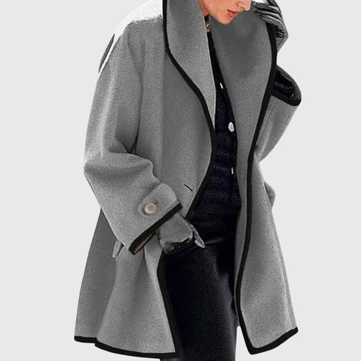 MARIA | DOUBLE-BREASTED FLEECE JACKET