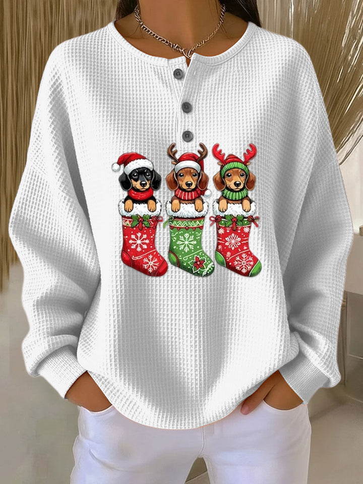 Grethe | Vintage Christmas Sweater Dog Design