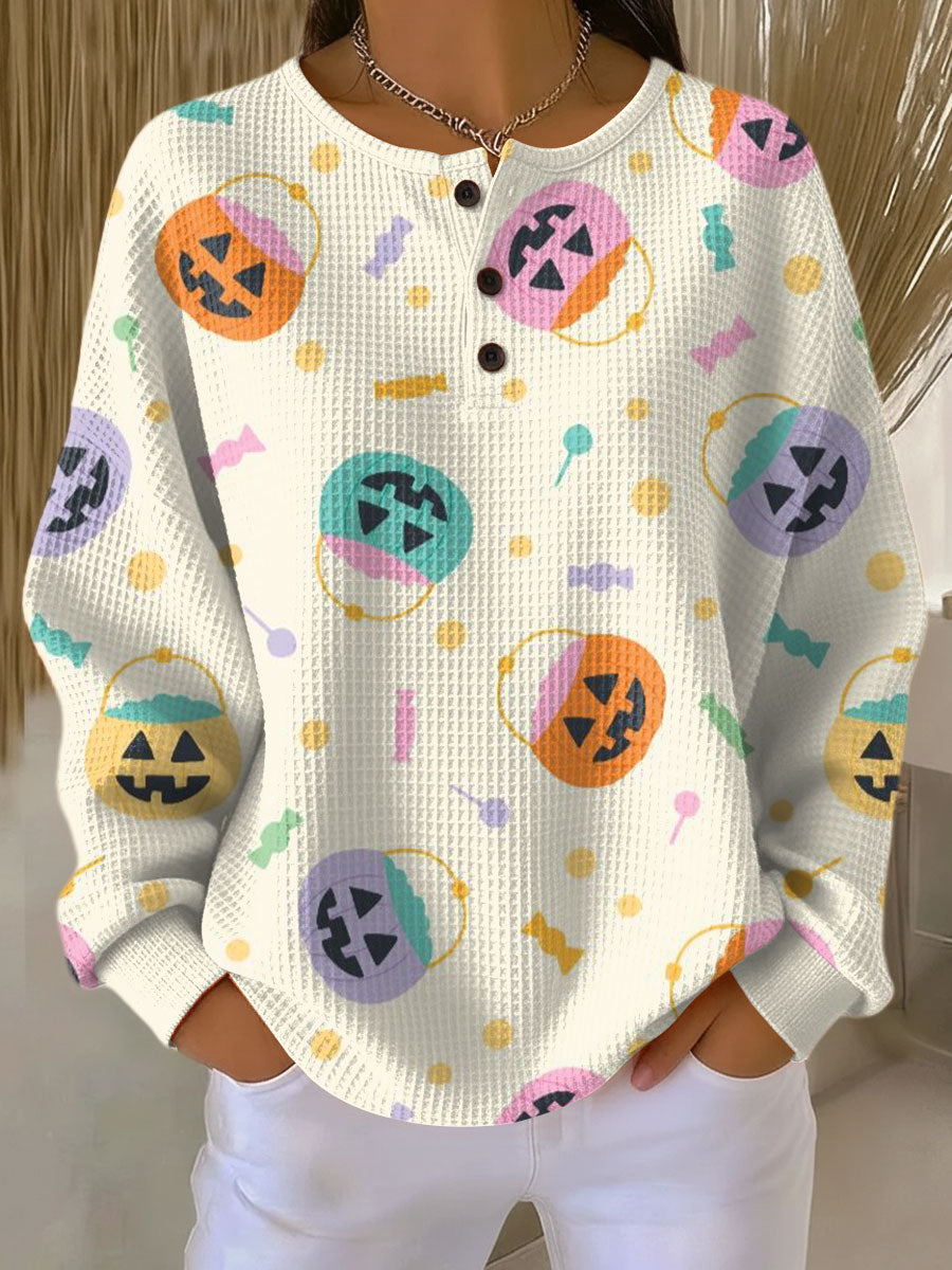 Liv | Soft Shirt with Christmas Tree Patterns