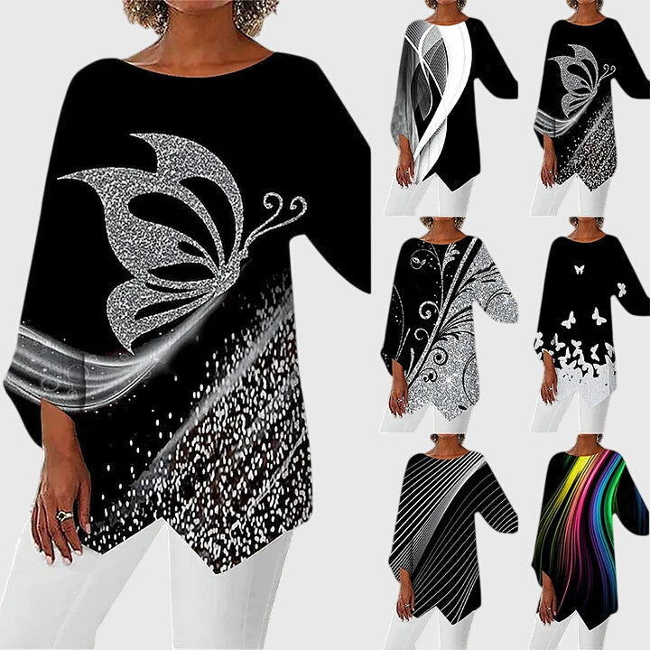 Victoria | Elegant Crew Neck Top