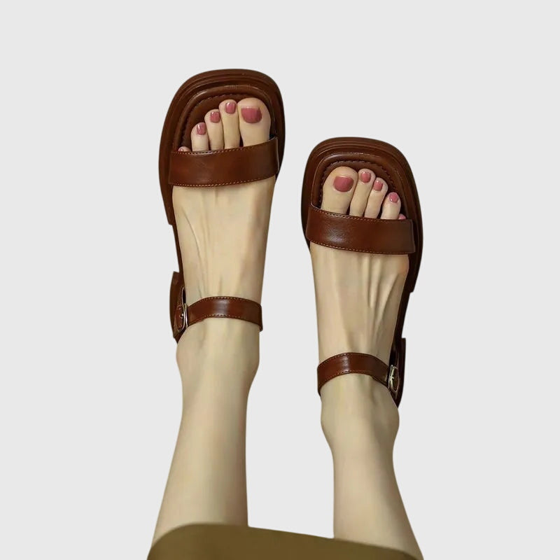 Samantha | Orthopedic Leather Sandals