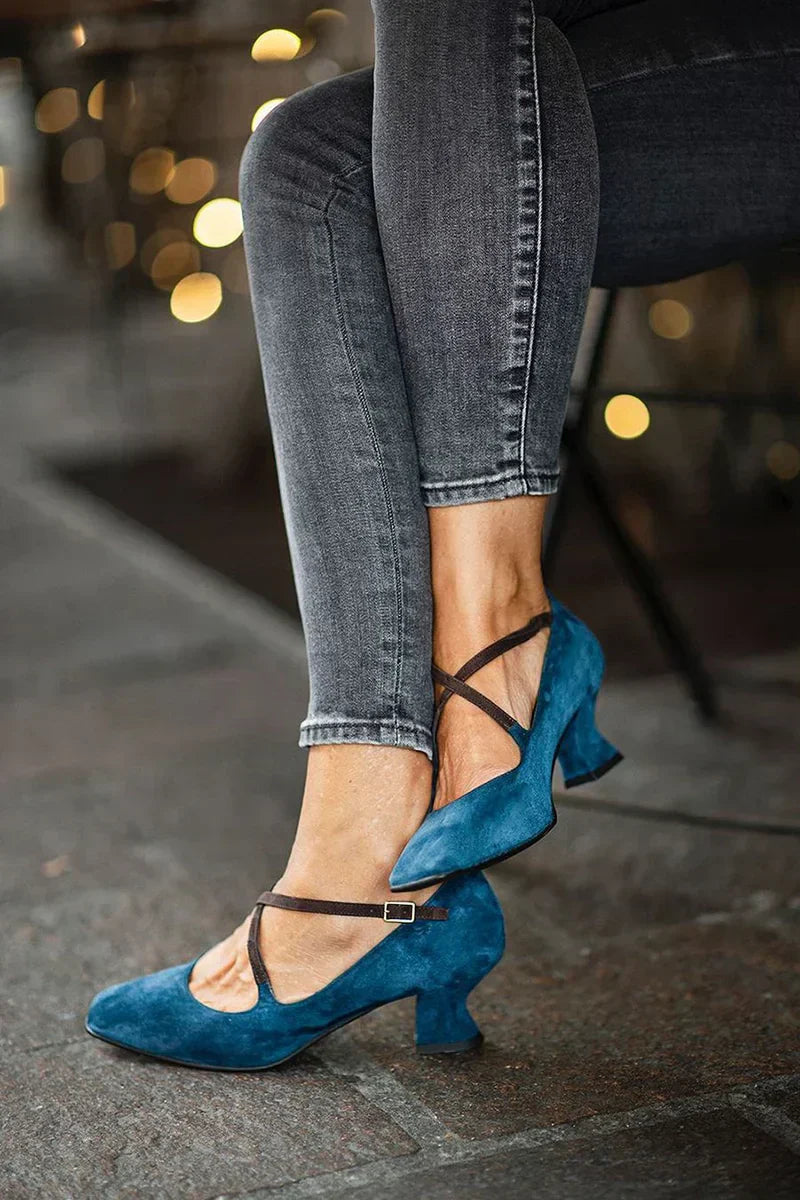 ALICE | ELEGANT STRAP MID-HEELS