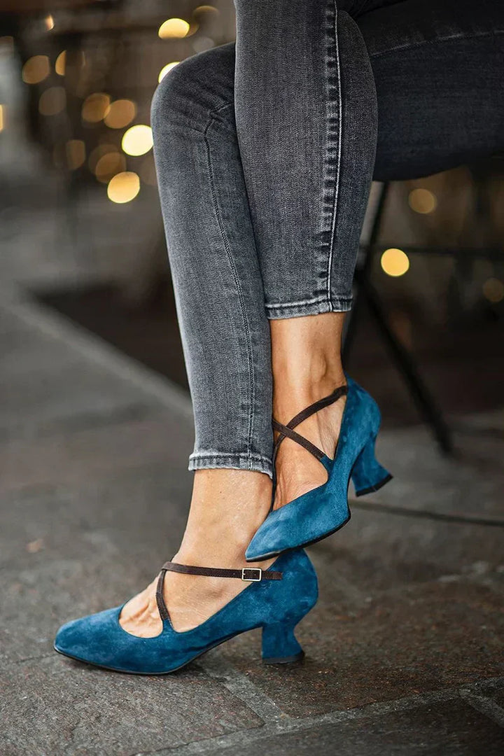 ALICE | ELEGANT STRAP MID-HEELS