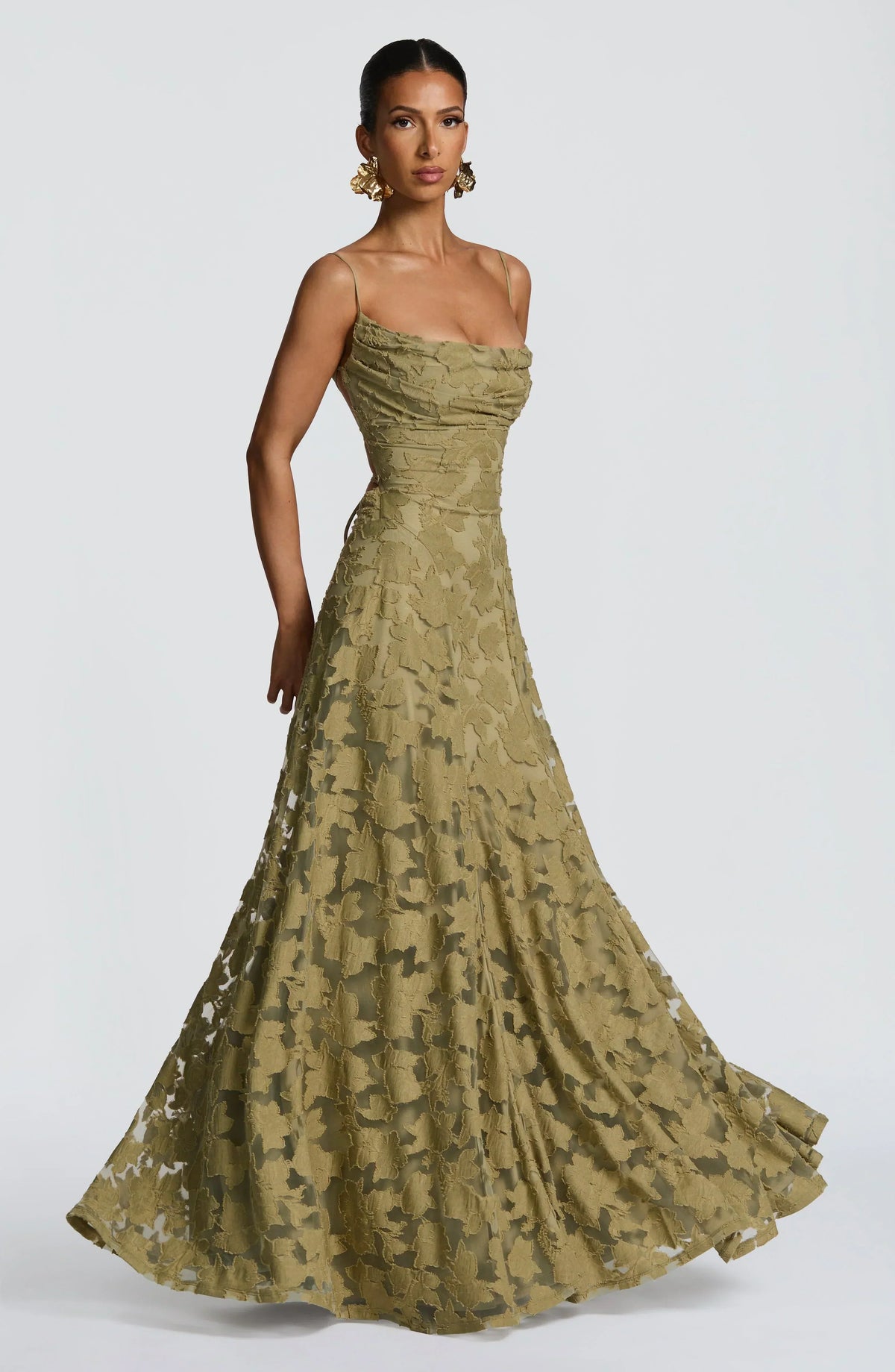 MAEVE | DRAPED MAXI DRESS