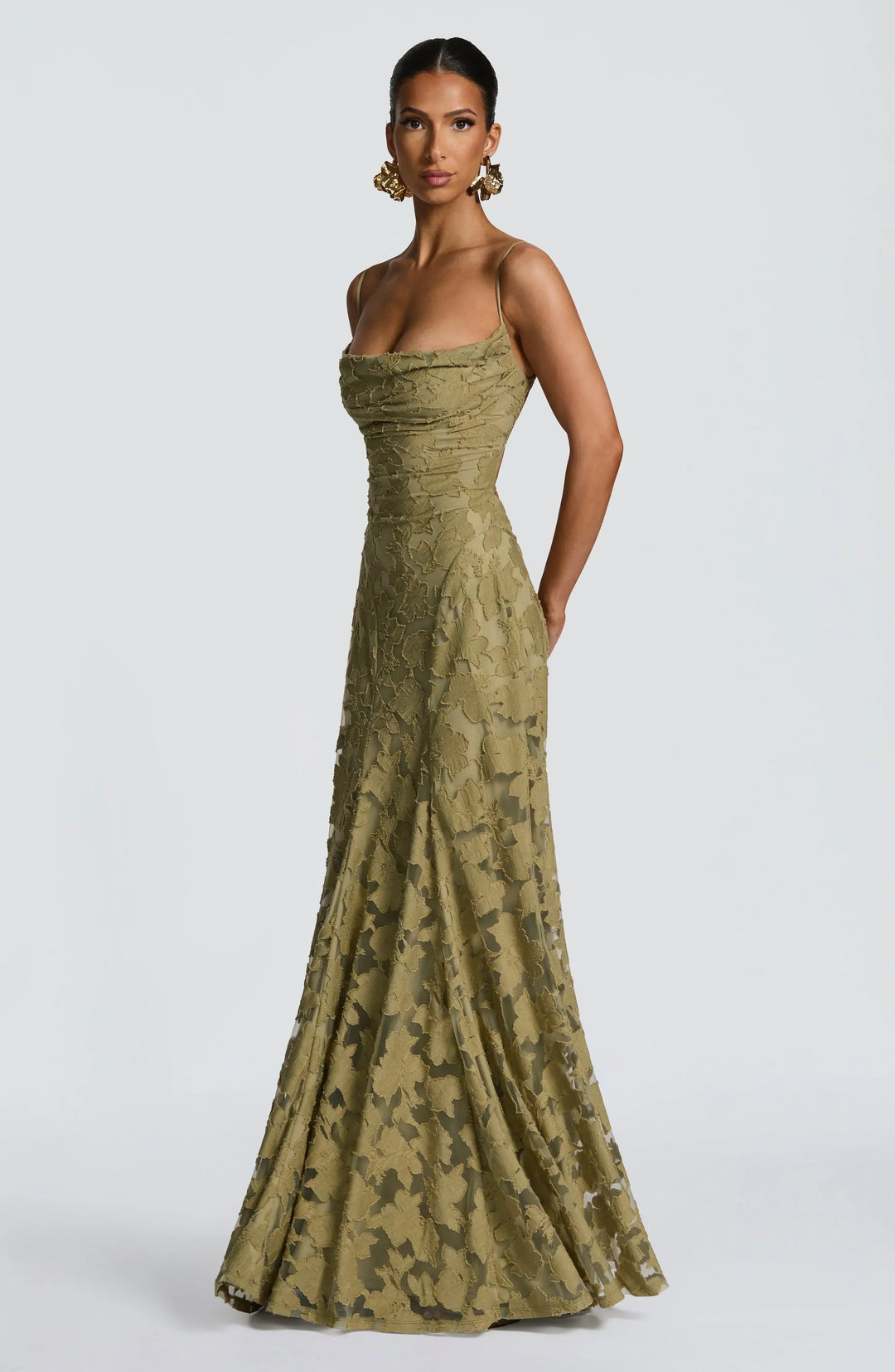 MAEVE | DRAPED MAXI DRESS