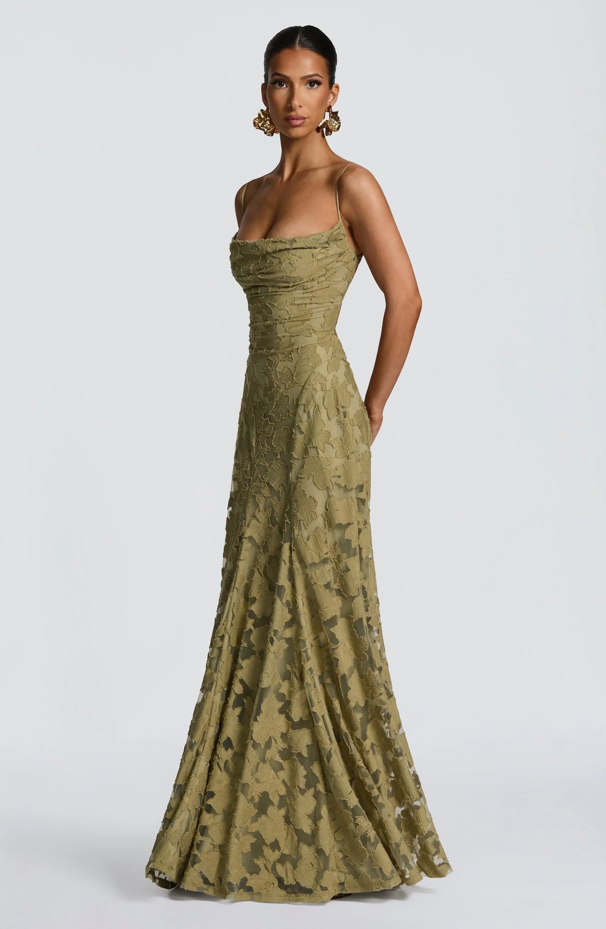MAEVE | DRAPED MAXI DRESS