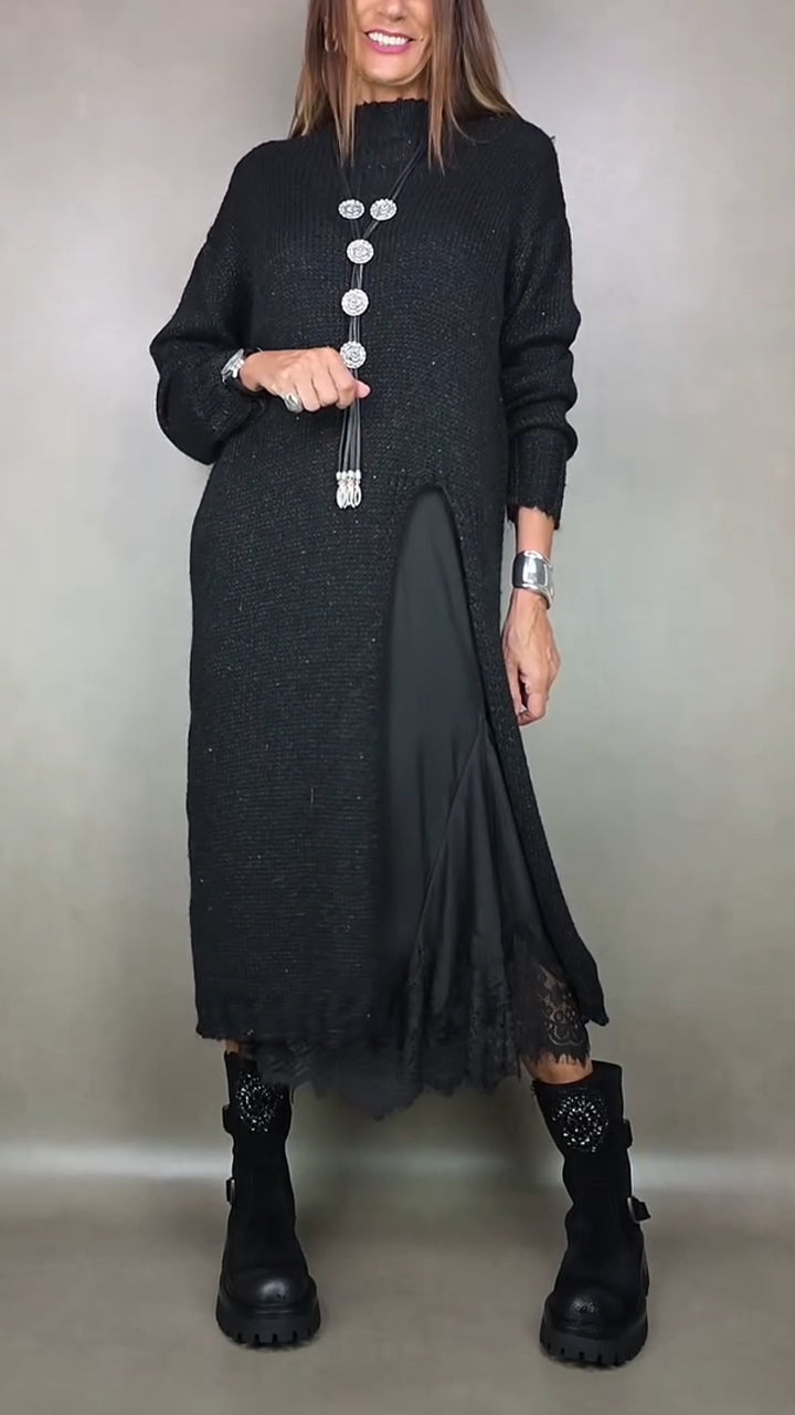 LAUREN | LAYERED KNIT DRESS