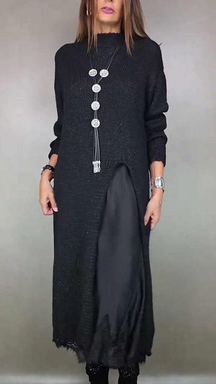 LAUREN | LAYERED KNIT DRESS