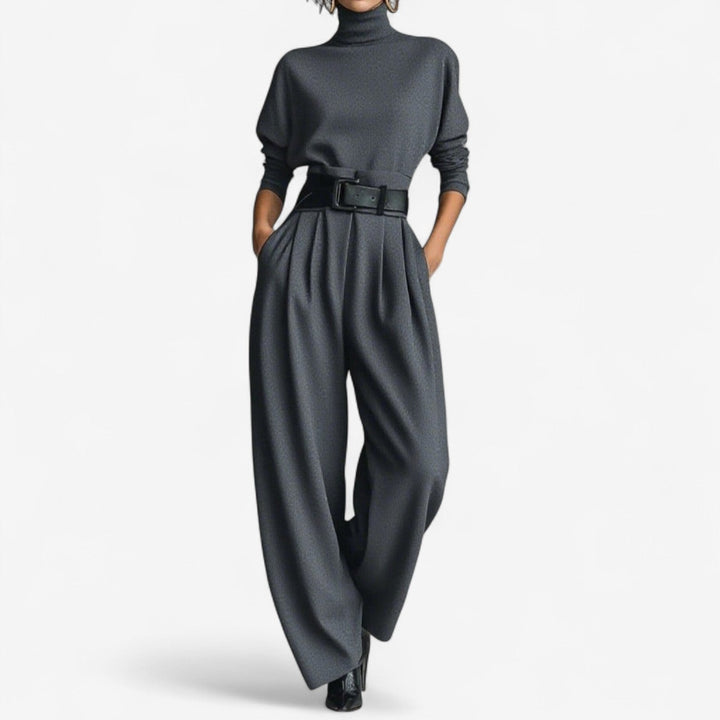 DORIS | HIGH NECK JUMPSUIT