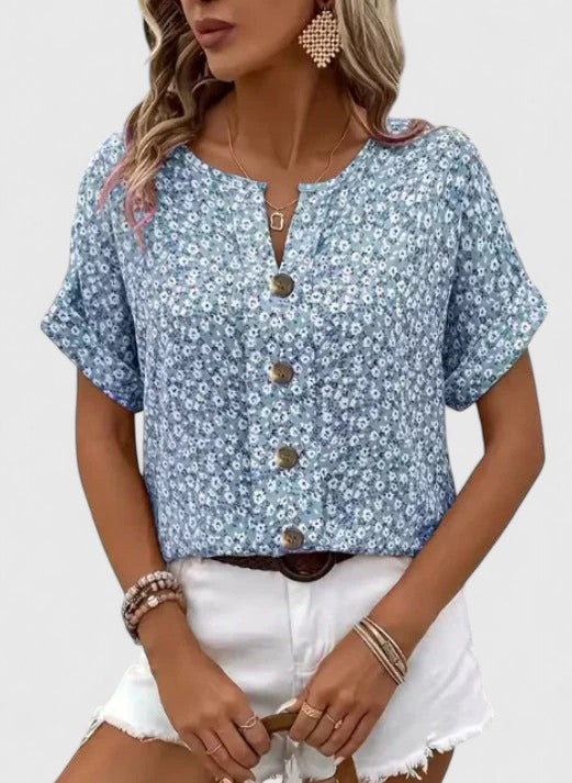 SABINE | VINTAGE FLORAL TOP