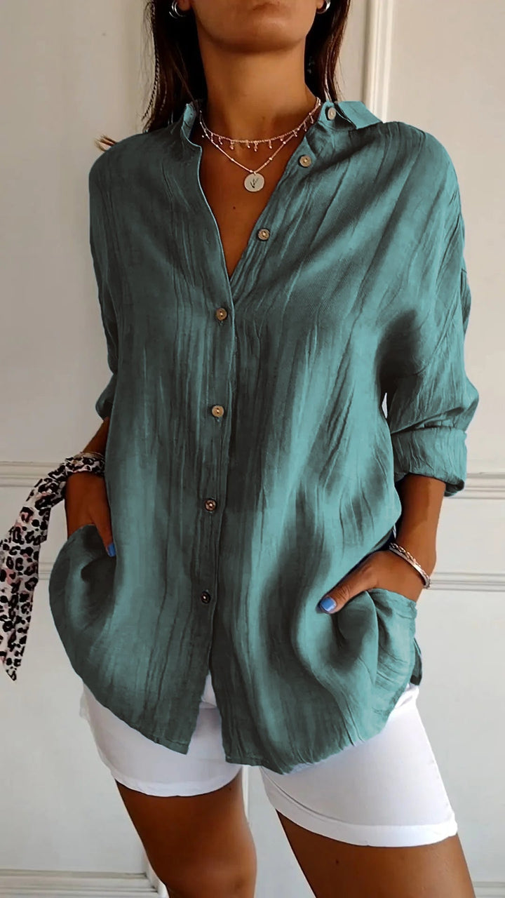 Avery | Elegant Shirt with Pleated Style